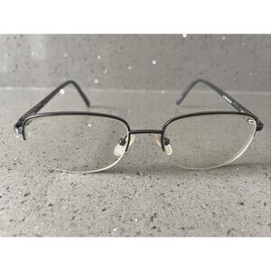 ViVA Eyeglasses Frames ONLY 211 GRY Grey 51-17-140 Half Rim